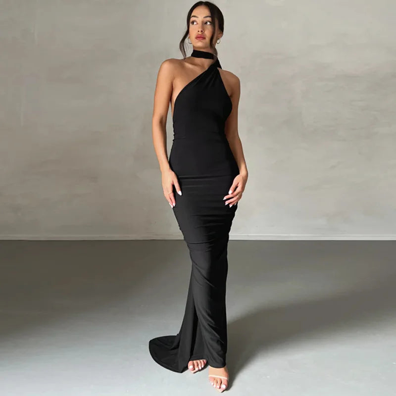 UNLEASH - The Lumina Backless Dress