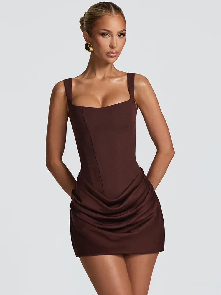 UNLEASH - High-Waist Riviera Dress