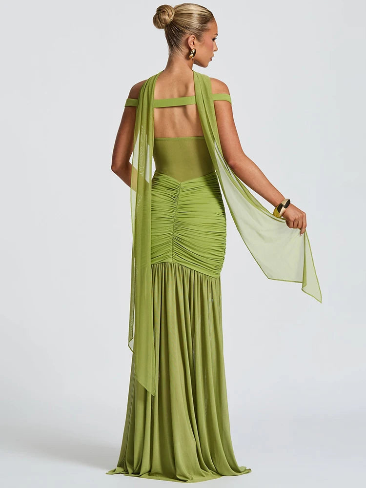 UNLEASH - "Unstoppable" Off-Shoulder Dress