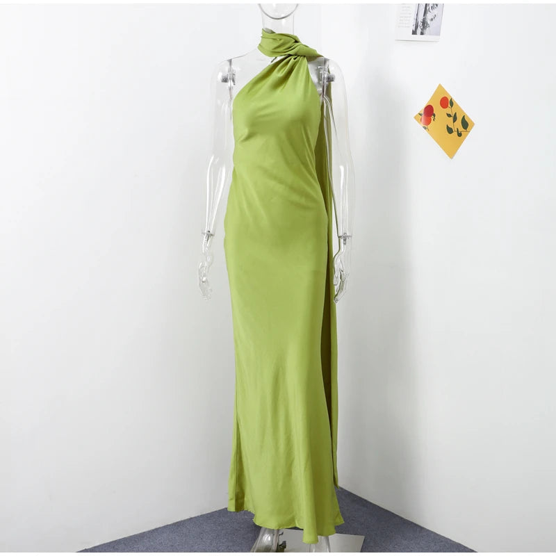 UNLEASH - The Weave Halter Dress