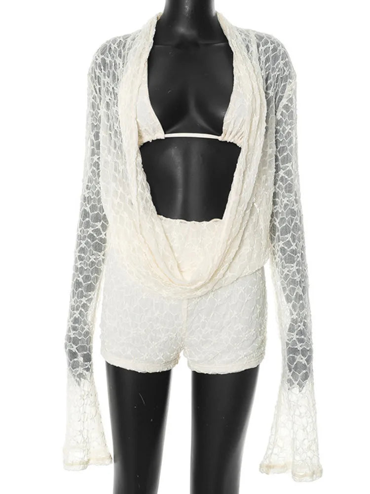 UNLEASH - The Aura Lace Ensemble: "Aura" Dress