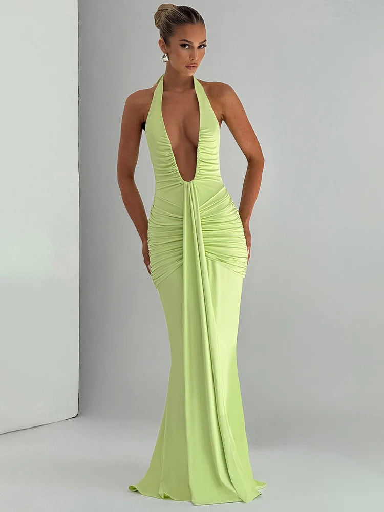 UNLEASH - The Summit Halter Dress