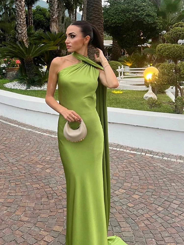 UNLEASH - The Weave Halter Dress
