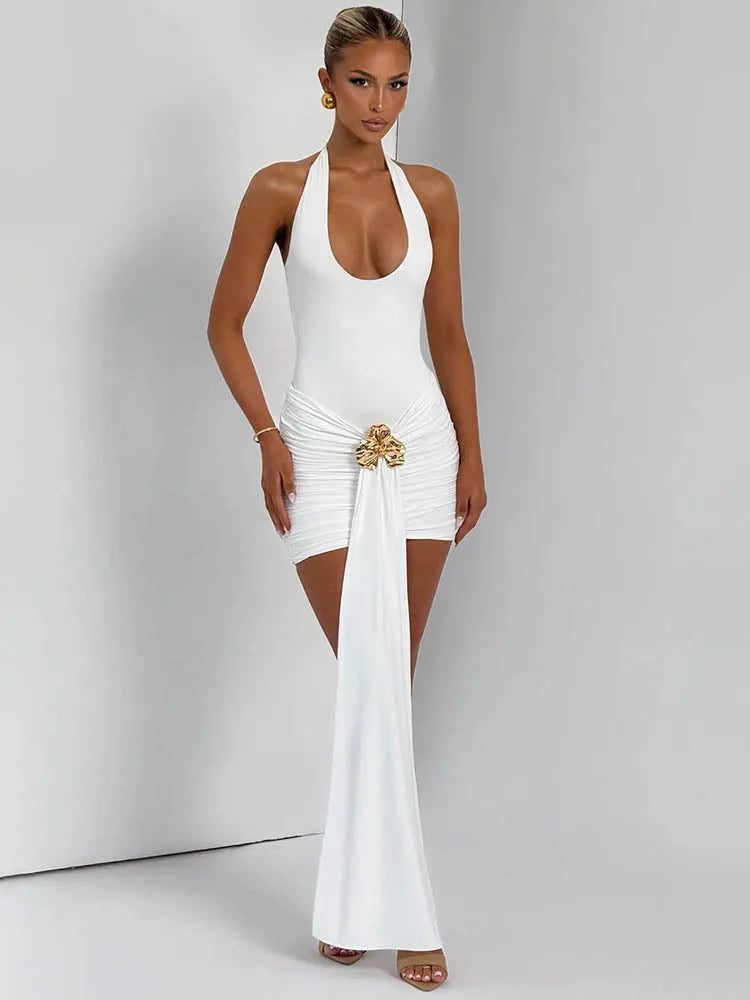UNLEASH - The Aphrodite Halter Dress