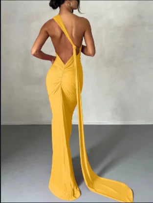 UNLEASH - The Lumina Backless Dress