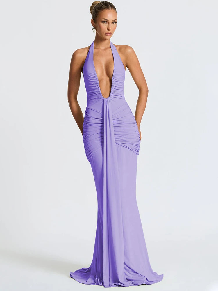 UNLEASH - The Summit Halter Dress